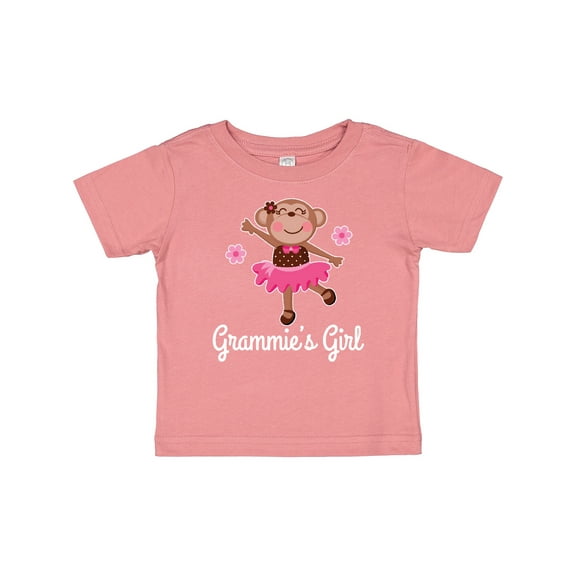 Inktastic Grammie Girl Ballerina Monkey Girls Baby T-Shirt