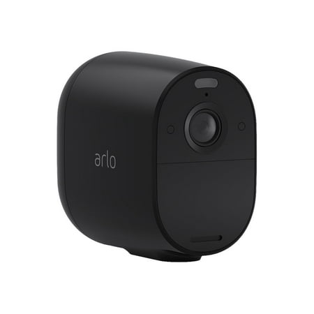 Arlo - Essential Spotlight Camera – Indoor/Outdoor Wire-Free 1080p Security Camera (3-pack) - Black