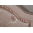 thumbnail image 4 of Hillsdale Furniture Karley Tufted Faux Leather Full Headboard, Embossed Pink, 4 of 6
