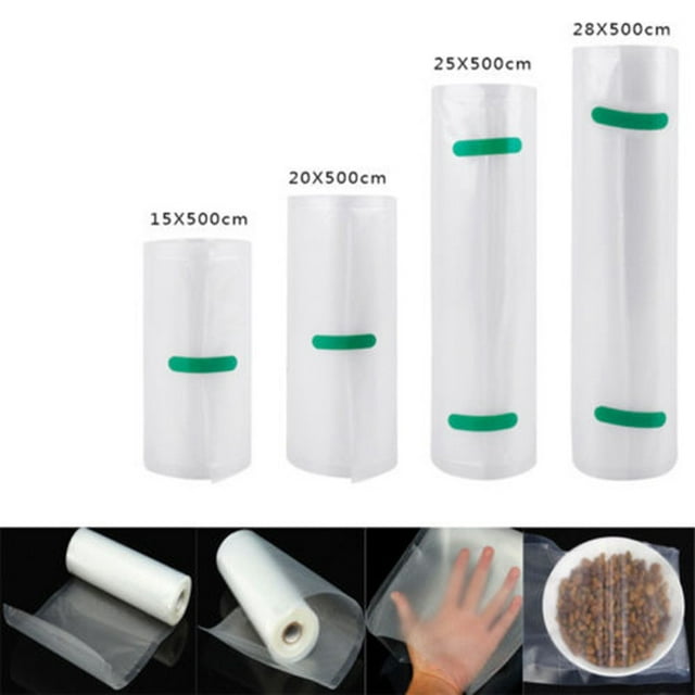 Luckyn Rouleaux de Sacs sous Vide pour Aliments, Sac d'Emballage Gaufré pour Scelleuse sous Vide pour Machine FoodSaver