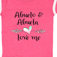 thumbnail image 4 of Inktastic Abuelo and Abuela Love Me Heart Grandchild Boys or Girls Baby Bodysuit, 4 of 5