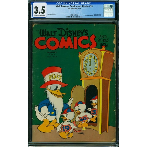 Walt Disney's Comics and Stories #28 - CGC 3.5 Comic Book