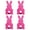 Pink, variant on XMMSWDLA 4 Pcs Easter Bunny Utensil Cutlery Holder Pouch Bags Rabbit Felt Silverware Utensil Sleeve for Knife Forks Spring Easter Table Decoration Wedding Birthday Party Gifts