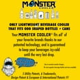 thumbnail image 6 of MONSTER COOLER® 3-in-1 ONLY Lightweight and adjustable Can/Bottle Cooler | Indestructible | Fits odd Bottle Shapes and Sizes|for ice cold Hard Seltzer, Beer, Soda (Island Paradise- Turquoise, Single), 6 of 8