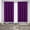 Purple, variant on BGZLEU 100% Thermal Blackout Curtains for Bedroom - Winter Insulating Rod Pocket Window Curtain Panels,Noise Reducing and Sun Blocking Lined Living Room Curtains,Super Thick Insulated Window Covers