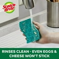 thumbnail image 4 of Scotch-Brite Scrub Dots Heavy Duty Sponge, Powerful Scrubbing, Rinses Clean, For Washing Dishes and Cleaning Kitchen, 3 Scrub Sponges, 4 of 16
