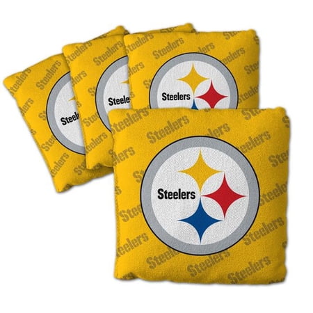 NFL Pittsburgh Steelers Cornhole Bags - 4PK - Yellow