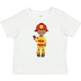 thumbnail image 3 of Inktastic African American Boy, Fireman, Firefighter, Helmet Boys Toddler T-Shirt, 3 of 5