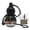 Black1, variant on YIFAEUX 800ML Gourd Water Bottle with Strap Waist Rope Cup Brush Charm DIY Sticker Leak-proof Tritan Reusable Vintage Chinese Style Monkey King Wukong Drinking Bottle