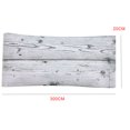 thumbnail image 3 of Pegatinas de pared de zócalo de grano de madera autoadhesivas, pegatinas de piso de transmisión de baldosas de línea de cintura impermeable de PVC de esquina Advancent HA2336-00B, 3 of 6