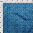 thumbnail image 3 of oneOone Polyester Spandex Medium Blue Fabric Abstracts Craft Projects Decor Fabric Printed By The Yard 56 Inch Wide, 3 of 5