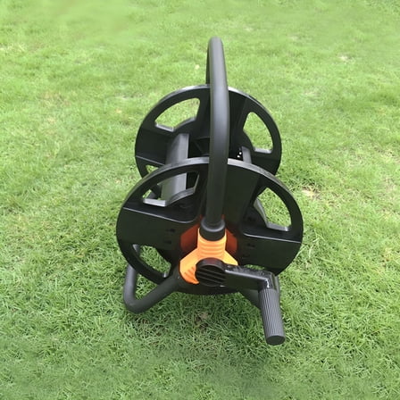 ZEPARO Garden Hose Reel Truck Freestanding And Stable Hose Reel That Storage And Facilitates The Assembly Of Lightweight And Sturdy Tube Water Hose Reel,Black