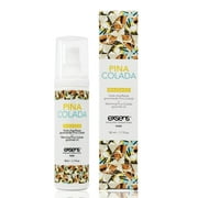 Exsens Pina Colada Gourmet Warming Intimate Massage Oil, Flavored, All Natural, Vegan, Non-Staining,