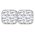 thumbnail image 7 of Bingfone Trains And Cactuse Windshield Sun Shade 2-Piece Foldable Car Front Window Sunshade for Most Sedans SUV Truck - Large, 7 of 7