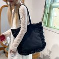 thumbnail image 2 of Hsqqdc Elegant Vintage Hobo Shoulder Bag, French Style Ruffle Large Capacity Tote, 2 of 7