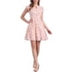 thumbnail image 2 of Vestido Casual de Verano Floral con Volantes y Cuello en V para Mujeres Chic con Mangas Cortas en Beige, 2 of 5
