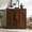 Brown, variant on IFMUST 31"W Pantry Storage Cabinet, Modern Cupboard with 2 Doors and Adjustable Shelves for Kitchen Garage and Home, Natural Oak