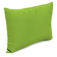 thumbnail image 3 of Jordan Manufacturing 12" x 19" Greenery Lime Green Solid Rectangular Outdoor Lumbar Throw Pillow (2 Pack), 3 of 9