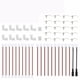 thumbnail image 5 of 54 uds. 3528/2835 8mm 2pin rgb led tira de luz conector kit de cable Afortunado Sencillez, 5 of 5