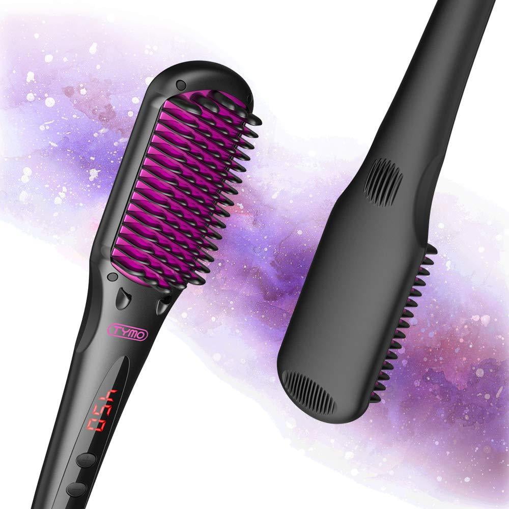 TYMO iONIC Hair Straightener Brush Enhanced Ionic Straightening Brush