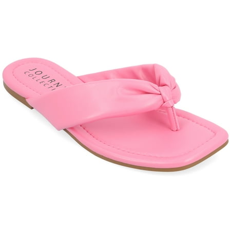 

Journee Collection Womens Kyleen Tru Comfort Foam Flip Flop Puffy Sandal