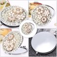 thumbnail image 3 of MasteelfCA Miroir Grossissant Style Rétro Petit Miroir Compact, 3 of 7