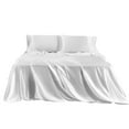 thumbnail image 1 of Plain Woolen Cloth Inlaid Four Piece Bed Set Bed Sheet Set, 1 of 5