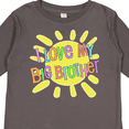 thumbnail image 4 of Inktastic I Love my Big Brother- sun and rainbow letters Boys or Girls Long Sleeve Toddler T-Shirt, 4 of 5