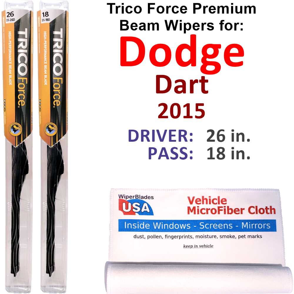 2015 Dodge Dart Performance Beam Wipers (Set of 2)