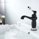 thumbnail image 5 of Grifo para lavabo de baño y cocina estilo retro europeo, acabado en latón antiguo con cartucho de disco de cerámica, para una elegante decoración del hogar, 5 of 5