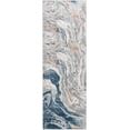 thumbnail image 7 of Hauteloom Tayport Living Room, Bedroom Area Rug - Modern - Blue, Orange, Red - 7'10" x 10'2", 7 of 7