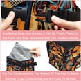 thumbnail image 4 of Musical Instrument Foldable Car Garbage Can with Lid, Leak-proof Hanging Storage Bag - Mini Trash Can for Car, 4 of 6