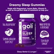 Goli Nutrition Dreamy Sleep Gummies, Lemon Balm and Botanicals, 60 Count