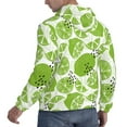 thumbnail image 6 of Haiem Green Various Lemons Patterned Men's Hoodie with Kangaroo Pocket - Ideal Pullover Sweatshirt for Daily Wear, Travel, and Home-Large, 6 of 7