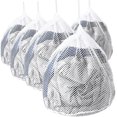 thumbnail image 1 of Paquete de 5 bolsas de lavandería, redes de lavado, bolsa de lavandería, bolsa de lavadora, lavado de malla de cuerda., 1 of 3