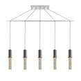 thumbnail image 5 of Woodbridge Lighting Pixie 5-Light Glass Linear Pendant in Chrome, 5 of 5