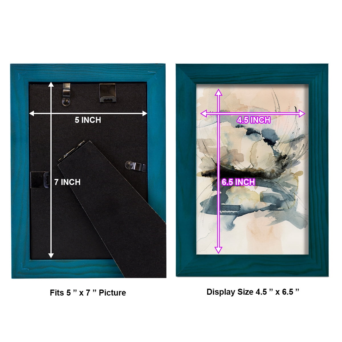 Winter Shoal I - Framed Print w/glass - Ocean Blue
