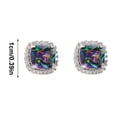 thumbnail image 3 of Hearth & Gear Boucles d'Oreilles Colorées Style Coréen pour Femmes, Boucles d'Oreilles Européennes et à la Mode, Grandes Boucles d'Oreilles pour Femmes, Boucles d'Oreilles Plates pour Filles, 3 of 6