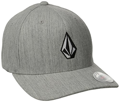 Volcom Men's Full Stone Flexfit Hat, Grey Vintage, Large/X-Large, Size: One size, Gray