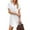White, variant on Njoeus Women's Shirt Dress Summer Loose Casual V Neck Button T-Shirts Dresses with Pocket S-3XL
