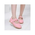 thumbnail image 6 of Ritualay Girls Dress Shoes Mary Jane Shoes Comfy Leather Princess Shoes Party Wedding Shoes Ballerina Flats Shoes School Casual Shoes for Toddler Girls Low Heels Pink 6.5C, 6 of 8