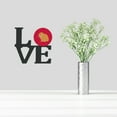 thumbnail image 2 of Holland Lop Rabbit Love Metal Wall Artwork LOVE, 2 of 2