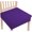 Violet, variant on Stretch Jacquard Seat Covers for Dining Room Chairs Set of 4, Removable Washable Chair Seat Protectors Slipcovers, No Rear Covers, Violet, Durable & Comfortable
