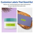 thumbnail image 4 of Avery Printable Rectangle Labels, Bright Green, 2/3" x 1-3/4", 440ct, 4 of 11