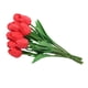 thumbnail image 1 of Flores Artificiales Yuarrent PU 10 Piezas Color Rojo, 1 of 6