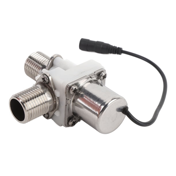 Válvula De Agua, Válvula Solenoide De Agua Eléctrica De Plástico De Acero Inoxidable De Ajuste Preciso G1/2 Para Sistemas De Riego De Jardines