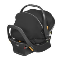 Chicco KeyFit® Max Zip ClearTex® Extended-Use Infant Car Seat and Stay-in-Car Base, Rear-Facing, 1-Hand Adjust Handle, Zip-Open Privacy Shield - Apex (Black), New