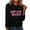 Black, variant on CLOISE Breast Cancer Blouses Women Long Sleeve Crewneck Tshirts Ribbon Pink Breast Cancer Survivor Gifts Tee Shirts Cute Comfy Shirts Cancer Support Clothes Army Green XL