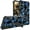Dark Blue, variant on CCSmall Camouflage Case for Samsung Galaxy S24 FE with Kickstand for Men, Military Grade Shockproof Protective Phone Cover Built-in Stand Case for Samsung Galaxy S24 FE Camo Dark Blue