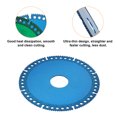 thumbnail image 4 of Uxcell Diamond Saw Blade Metal Alloy Cutting Wheels Cutting Disc for Cutting Metal Stone Blue 4" 5 Pcs, 4 of 6
